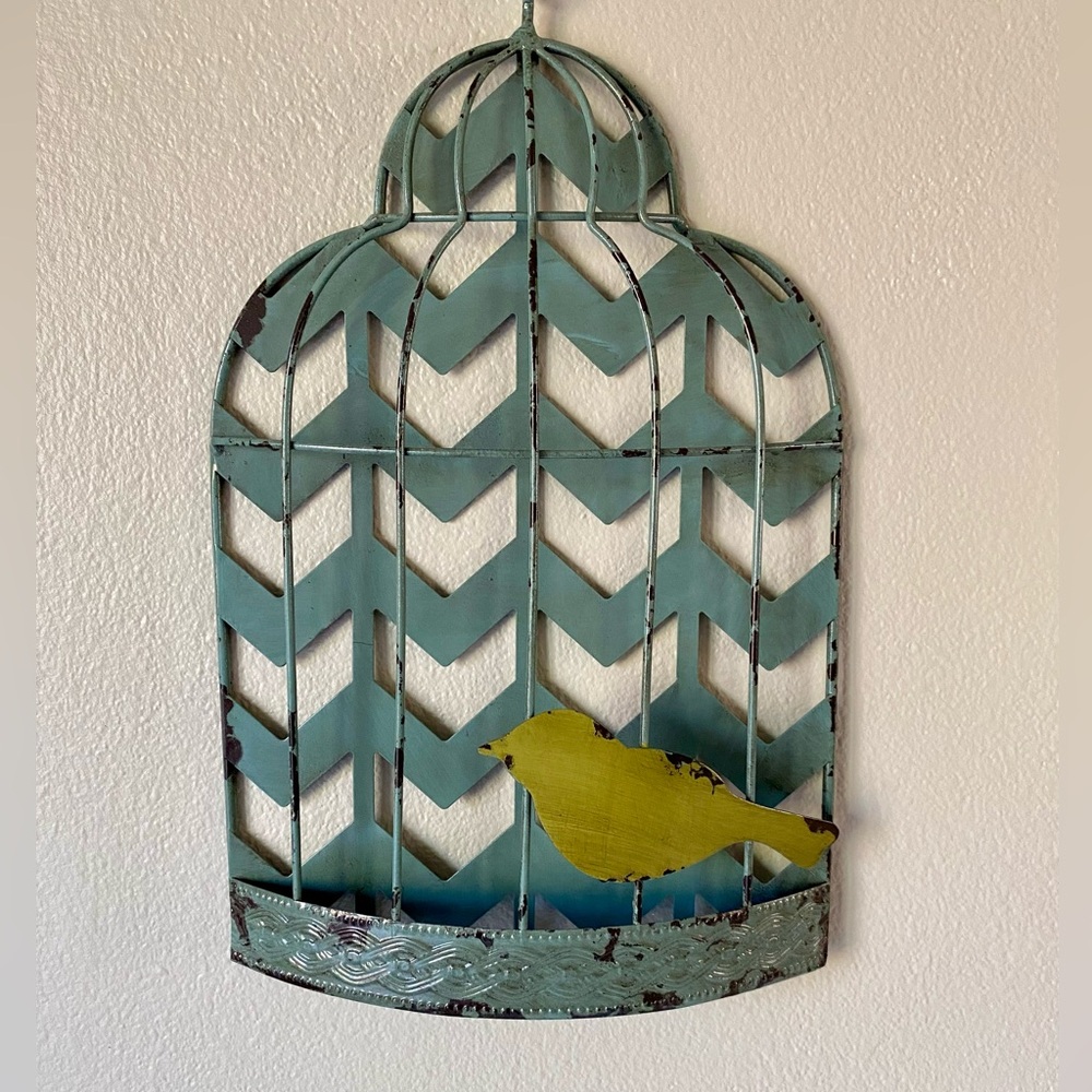 Bird Cage Decor Wall Hanging
